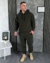 Чоловічий флісовий костюм хакі №103746 - фото 1