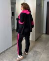 Мегакрутий спортивний костюм велюр з яскравими вставками №97512 - фото 5