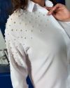 Стильний сорочка с жемчужинами №97553 - фото 5