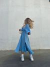 Муслінова сукня в блакитному кольорі №97977 - фото 4