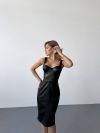 Та сама ідеальна сукня з еко шкіри в кольорі чорний №97990 - фото 1