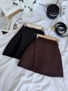 Спідниця-шорти шоколадний колір №97999 - фото 5