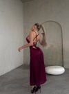 Сукня марсала яка зведе всіх з розуму №98007 - фото 2