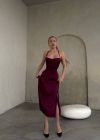 Сукня марсала яка зведе всіх з розуму №98007 - фото 5