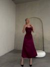 Сукня марсала яка зведе всіх з розуму №98007 - фото 8