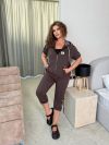 Костюм двійка коричневий +тигровий №98043 - фото 3