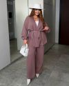 Костюм двійка капучино №98067 - фото 1