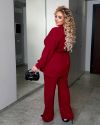 Костюм двійка темно-червоний №98069 - фото 5