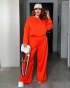 Костюм Оверсайз помаранчевий №98074 - фото 4