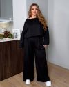 Костюм Оверсайз чорний №98075 - фото 5