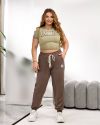 Штани жіночі мокко №98143 - фото 3
