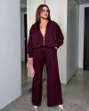 Стильний костюм бургунді №98167 - фото 1