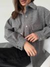 Сорочка сіра №98220 - фото 2
