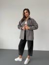 Сорочка сіра №98220 - фото 5