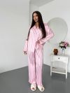 Шовкова піжама рожева №98223 - фото 1