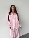 Шовкова піжама рожева №98223 - фото 7
