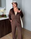 Жіночий костюм шоколад №98344 - фото 2