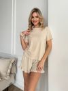 Домашній костюм бежевий №98373 - фото 1