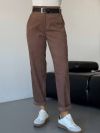 Штани вельвет мокко №98389 - фото 7