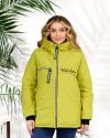 Весняна куртка лайм №98400 - фото 8