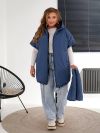 Куртка Жилетка синя №98408 - фото 1