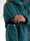 Куртка Жилетка зелена №98409 - фото 2
