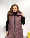 Жилетка для пишних дам мокко №98417 - фото 4