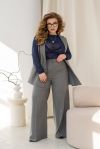 Класичні брюки сірі №98420 - фото 4