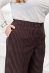 Класичні брюки шоколад №98421 - фото 2