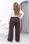 Класичні брюки шоколад №98421 - фото 4