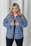 Стильна сорочка блакитна №98470 - фото 2