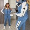Спортивний костюм блакитний №98478 - фото 1