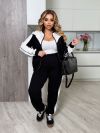 Спортивний костюм чорний №98479 - фото 6