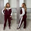 Спортивний костюм бордо №98480 - фото 1