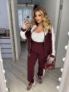 Спортивний костюм бордо №98480 - фото 2