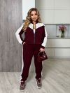 Спортивний костюм бордо №98480 - фото 5