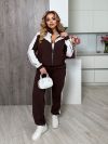 Спортивний костюм шоколад №98481 - фото 5