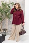 Сорочка бордо №98495 - фото 1