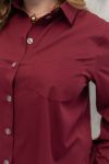 Сорочка бордо №98495 - фото 2