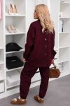 Костюм двійка бордо №98530 - фото 1
