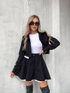 Костюм (жакет та спідниця-шорти) чорний №98598 - фото 1