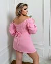 Блуза-корсет рожевий №98612 - фото 2