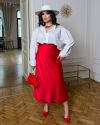 Спідниця червона №98633 - фото 7
