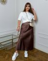 Спідниця шоколад №98634 - фото 2