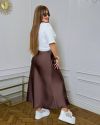 Спідниця шоколад №98634 - фото 3