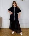 Комплект сукня+спідниця чорний №98642 - фото 1