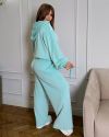 Велюровий спорт костюм тіфані №98654 - фото 6