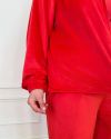 Велюровий спорт костюм червоний №98655 - фото 6