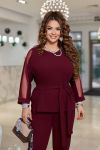 Костюм бордо №98664 - фото 2