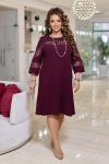 Сукня бордо №98673 - фото 1